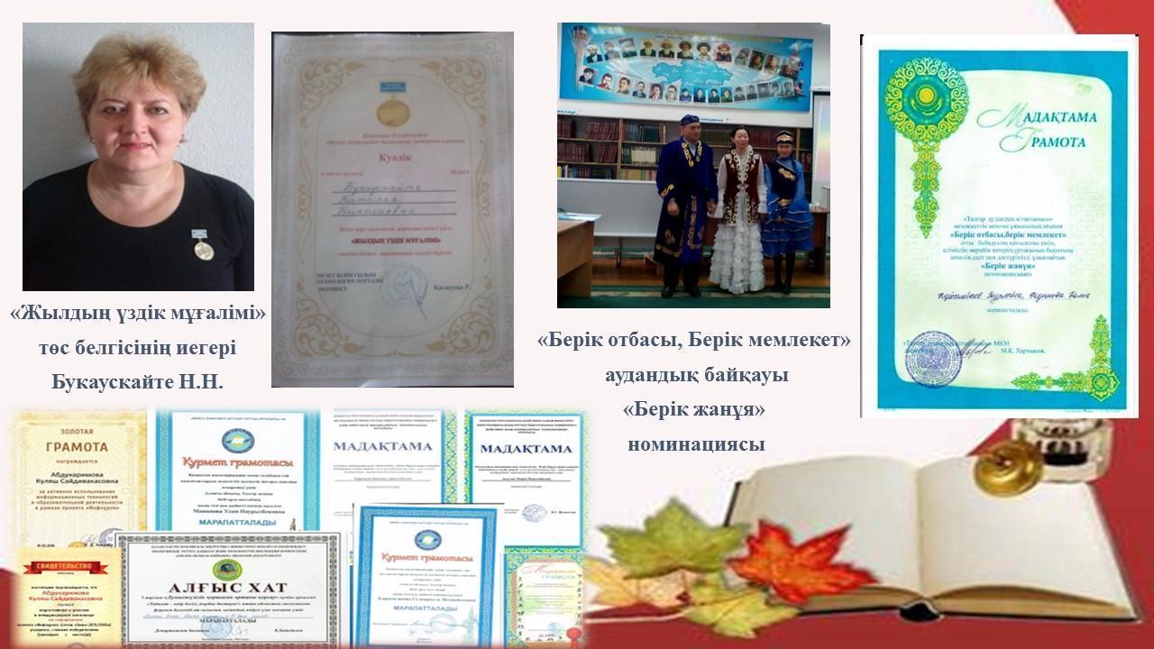 Мұғалім жетістігі